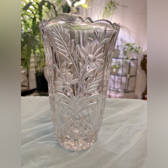 VINTAGE CRYSTAL VASE MARGARET by ANNA HUTTE - Picture 4 of 5